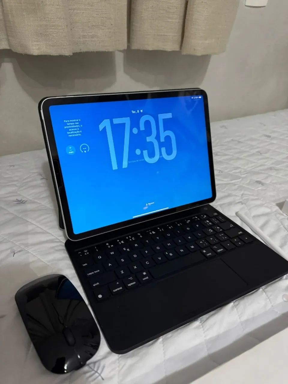 iPad Pro 11 M1 128GB + Apple Pencil 2 + Teclado + Caixas - Foto 2