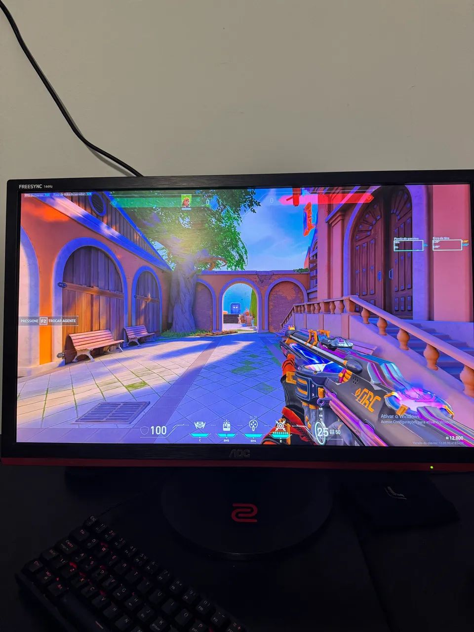 Monitor Gamer AOC 144hz 24? LED - Foto 5