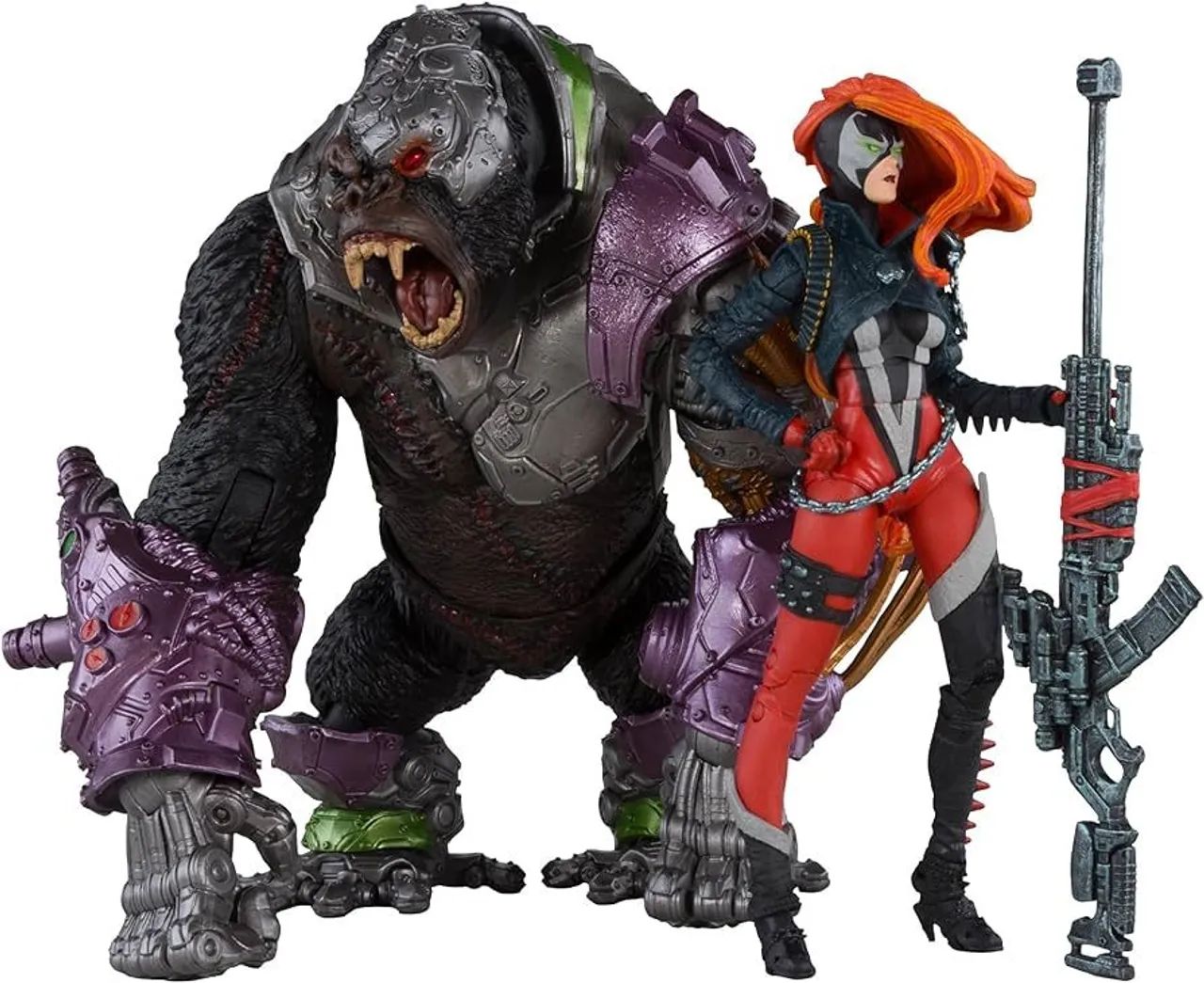 She-Spawn & Cygor Gold Label 2pk McFarlane - Foto 2