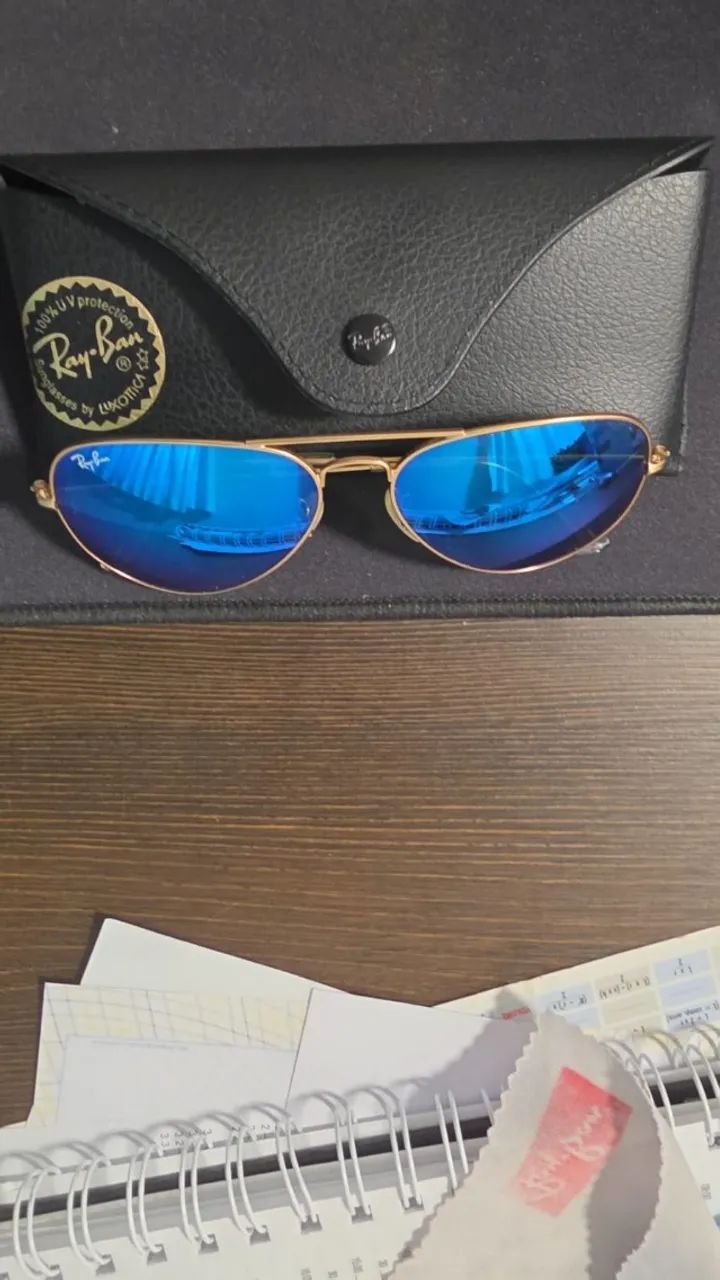 óculos Ray ban espelhado - Foto 2