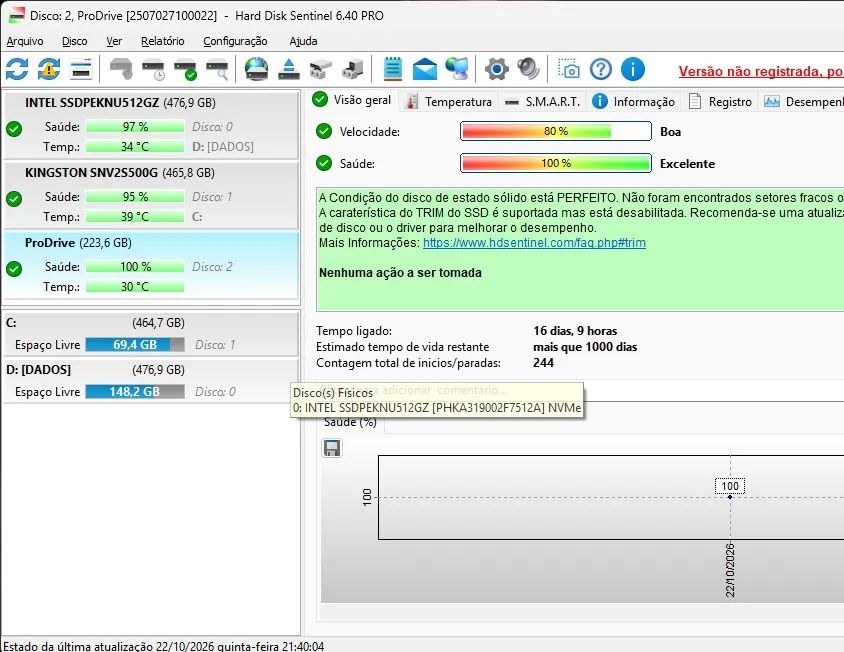 SSD de 240GB ProDrive - Foto 3
