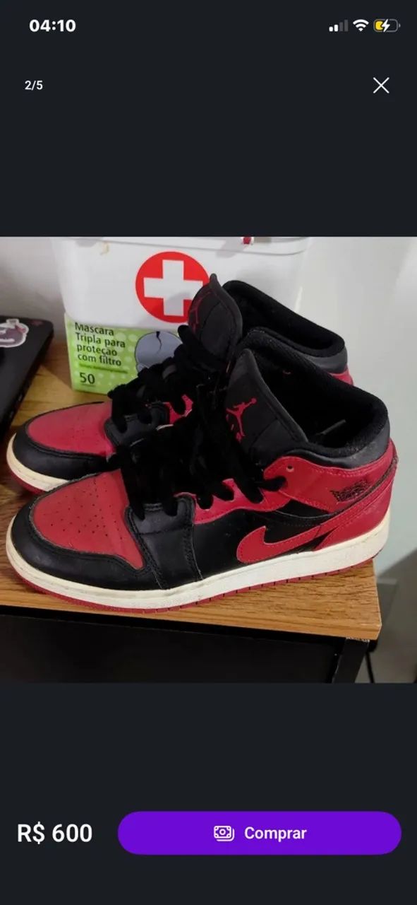 Tênis air jordan original