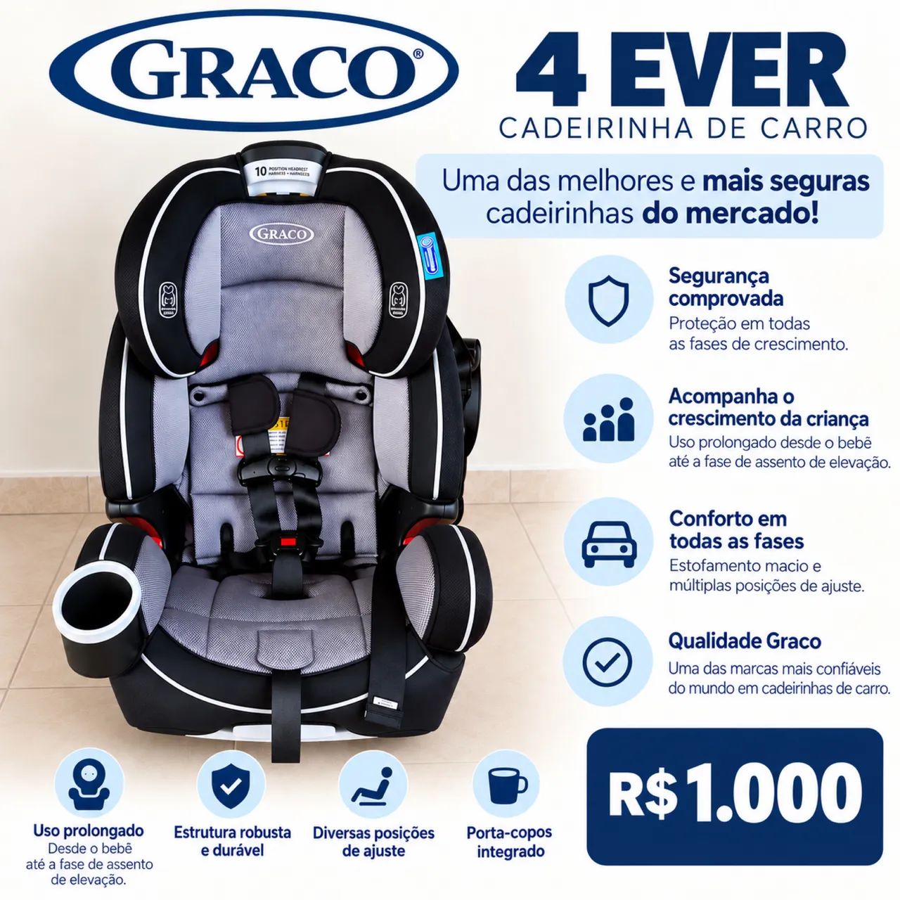 Cadeirinha de Carro Graco