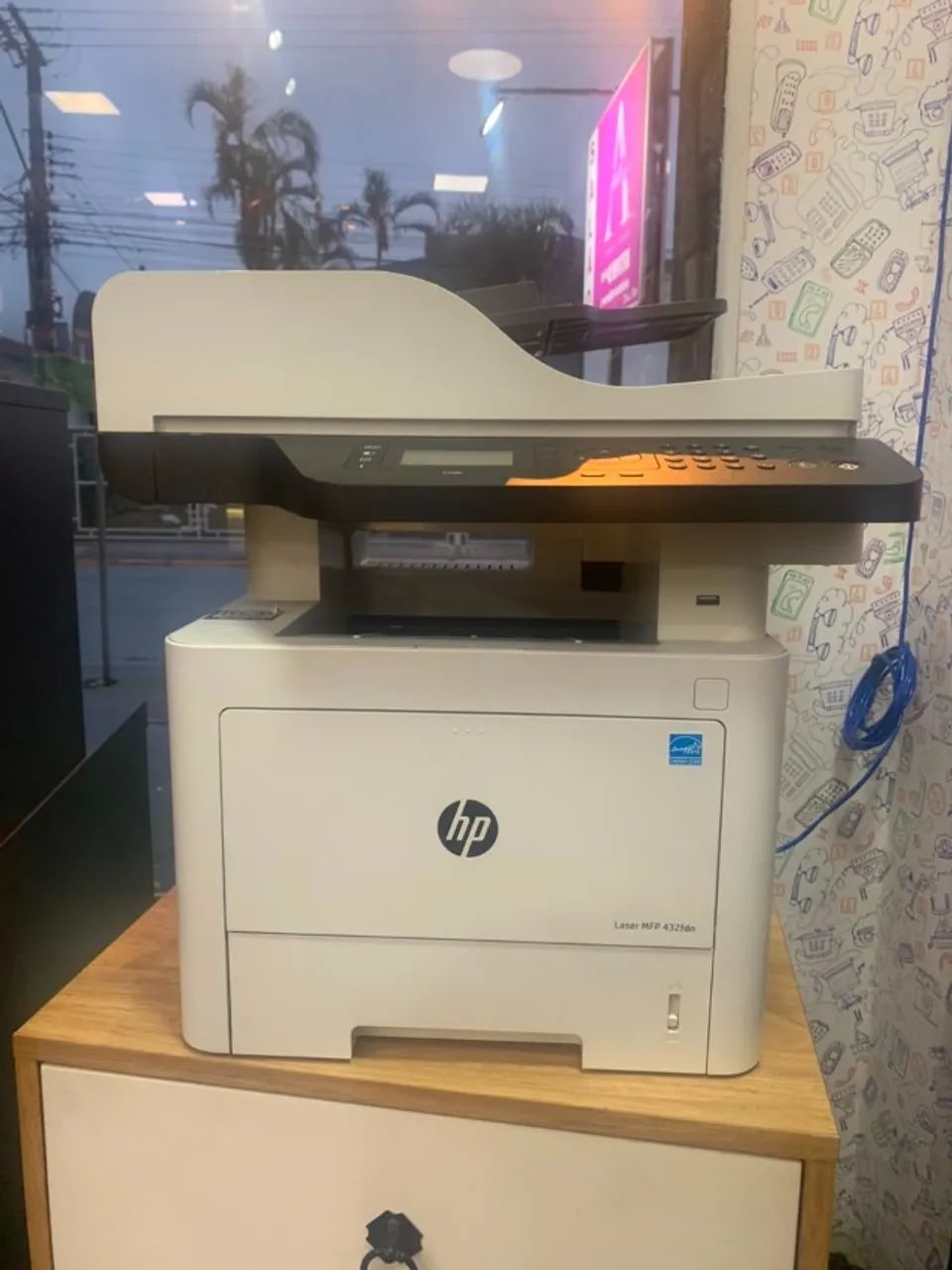 Impressora Multifuncional Monocromática Hp Laserjet 432fdn (Usado) - Foto 2
