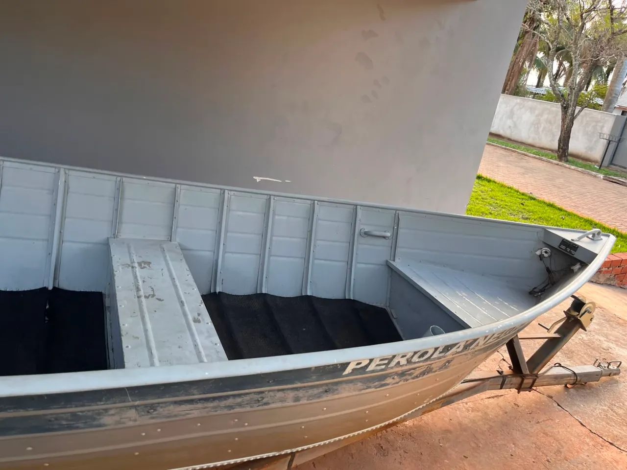 CONJUNTO: BARCO + MOTOR + CARRETINHA - Foto 2