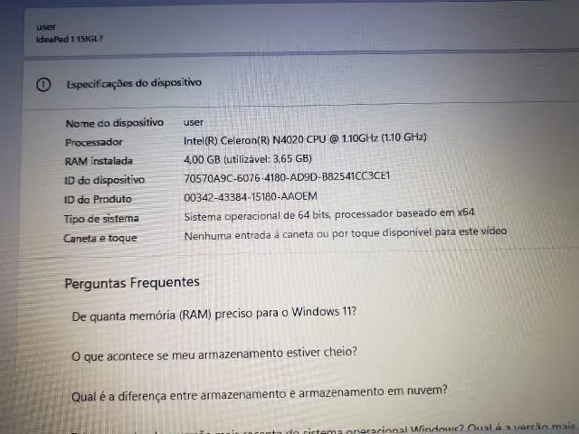 Notebook lenovo  - Foto 4