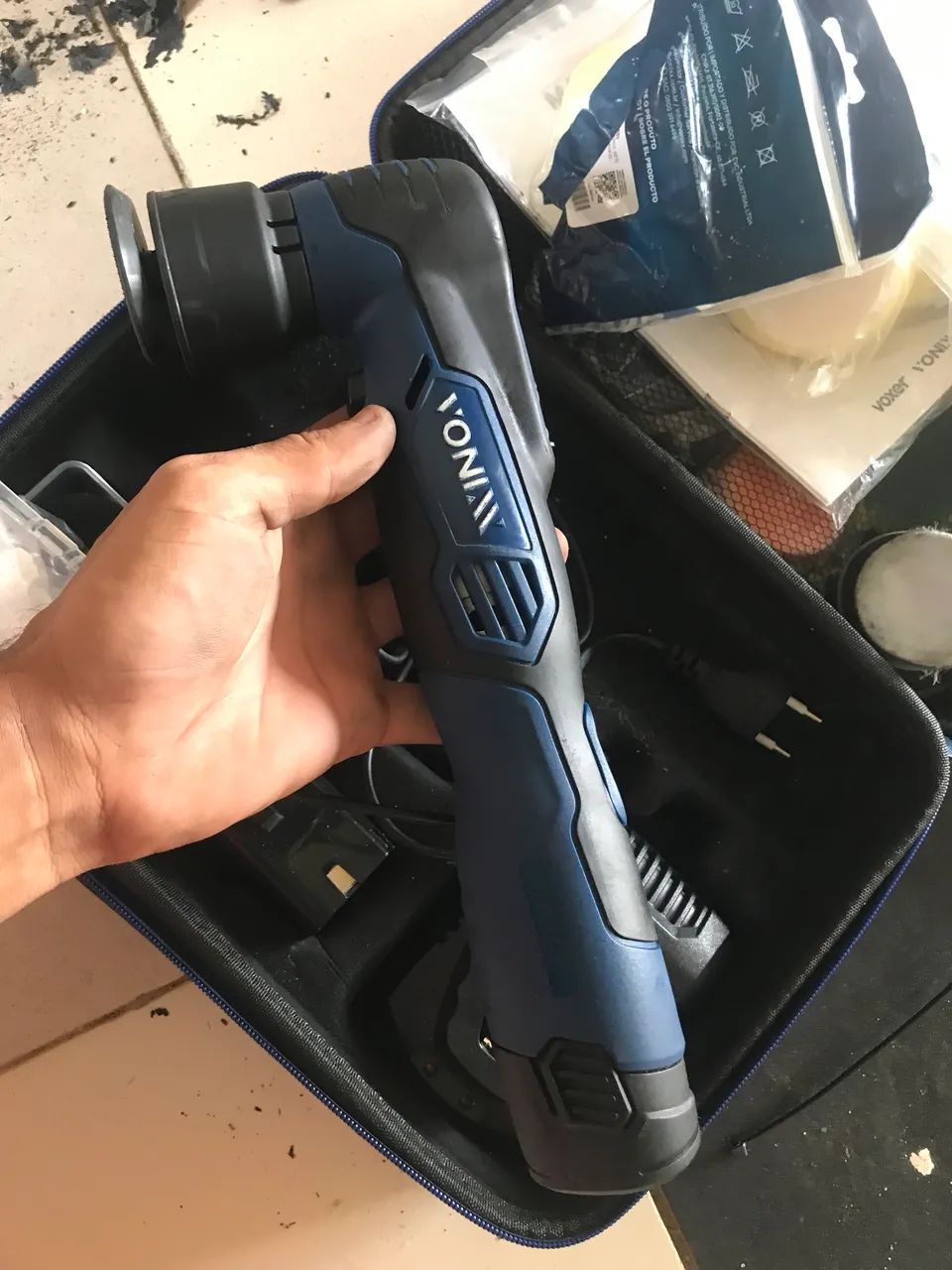 Vendo Politriz Vonixx Profissional Portátil   - Foto 4