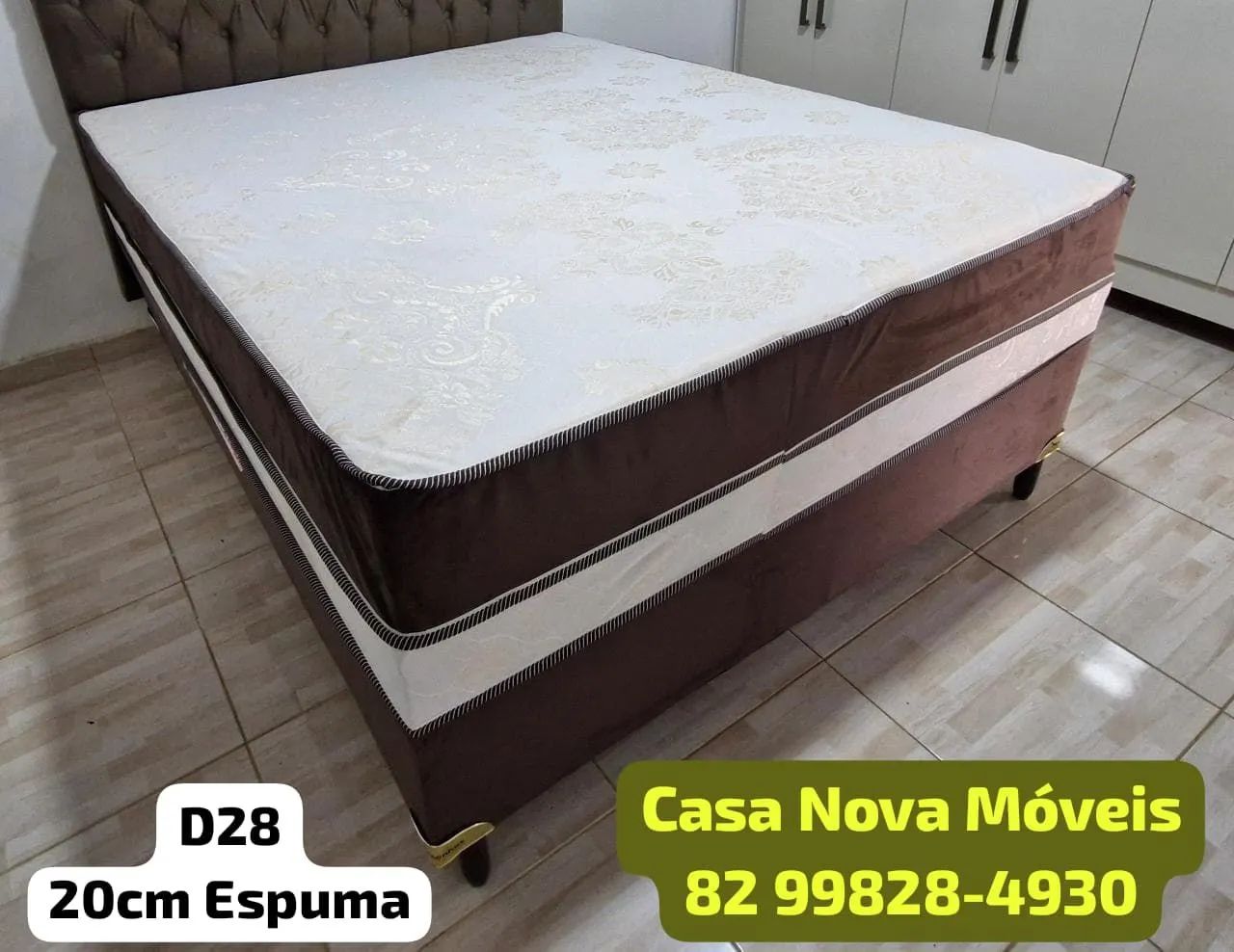 Cama Box Casal 20cm