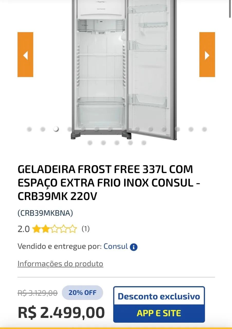 Geladeira cônsul - Foto 2