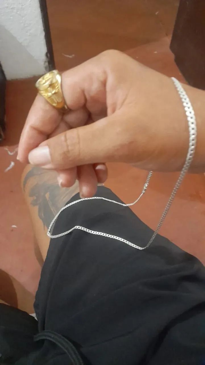 Cordão de prata 925 - Foto 2