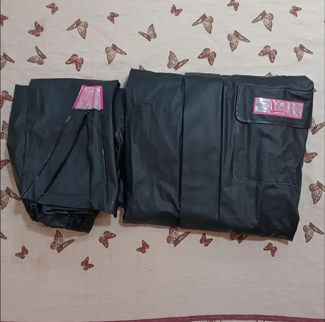 Conjunto Capa e calça de chuva Feminina Yess - Tamanho P - Foto 5