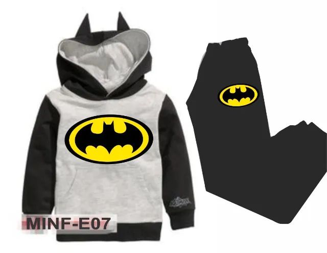 Conjunto de moletom infantil Batman - Foto 3