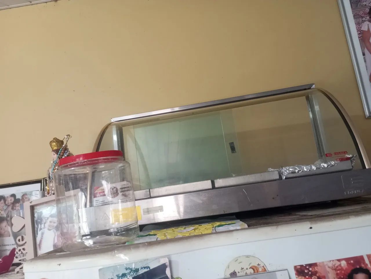 Vendo microondas e estufa pra salgados