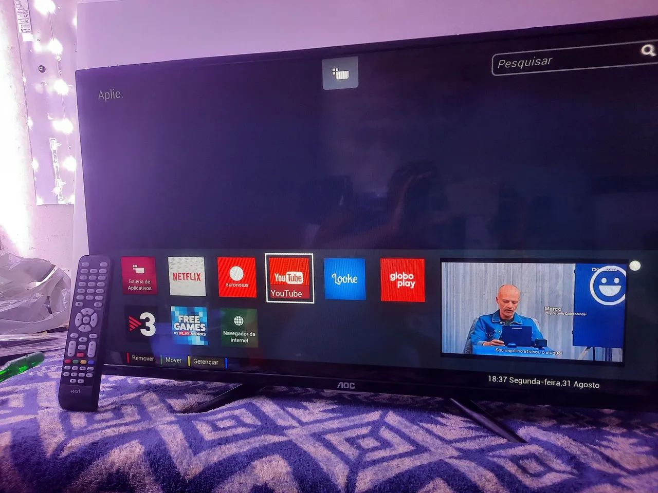 Smart tv aoc 32p led  - Foto 2