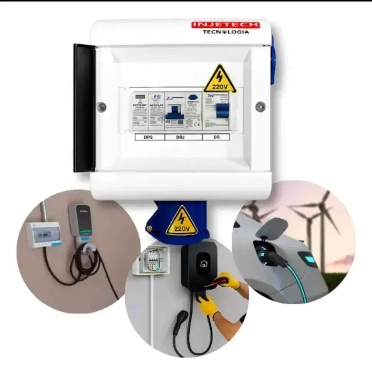 INSTALAÇÃO CARREGADOR CARRO ELÉTRICO WALLBOX E TOMADA 20A