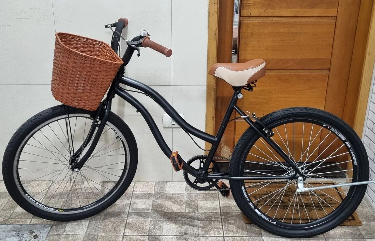 Bicicleta retrô nova - Foto 2