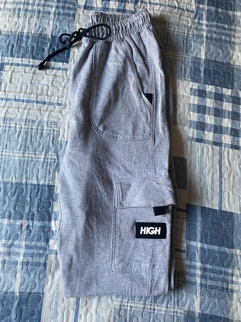 calça High cargo moletom TAM 40 - Foto 2