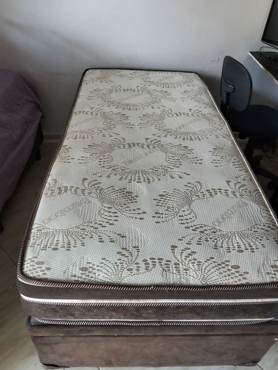 Cama Box solteiro, semi-novo (higienizado) - Foto 2