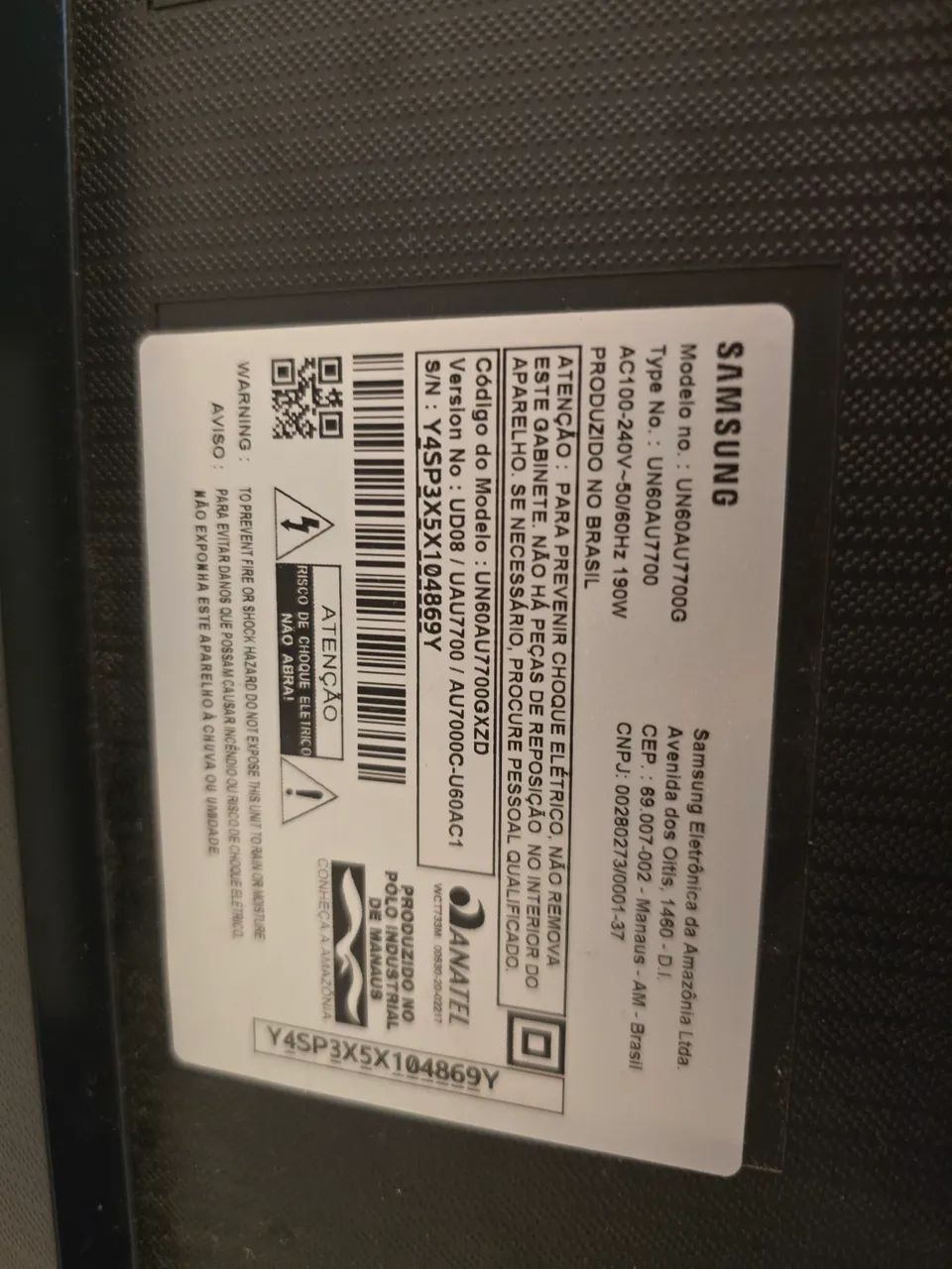 TV 60 SAMSUNG 4K - Foto 4