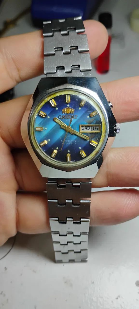 ORIENT AZUL AUTOMÁTICO 3 ESTRELAS 