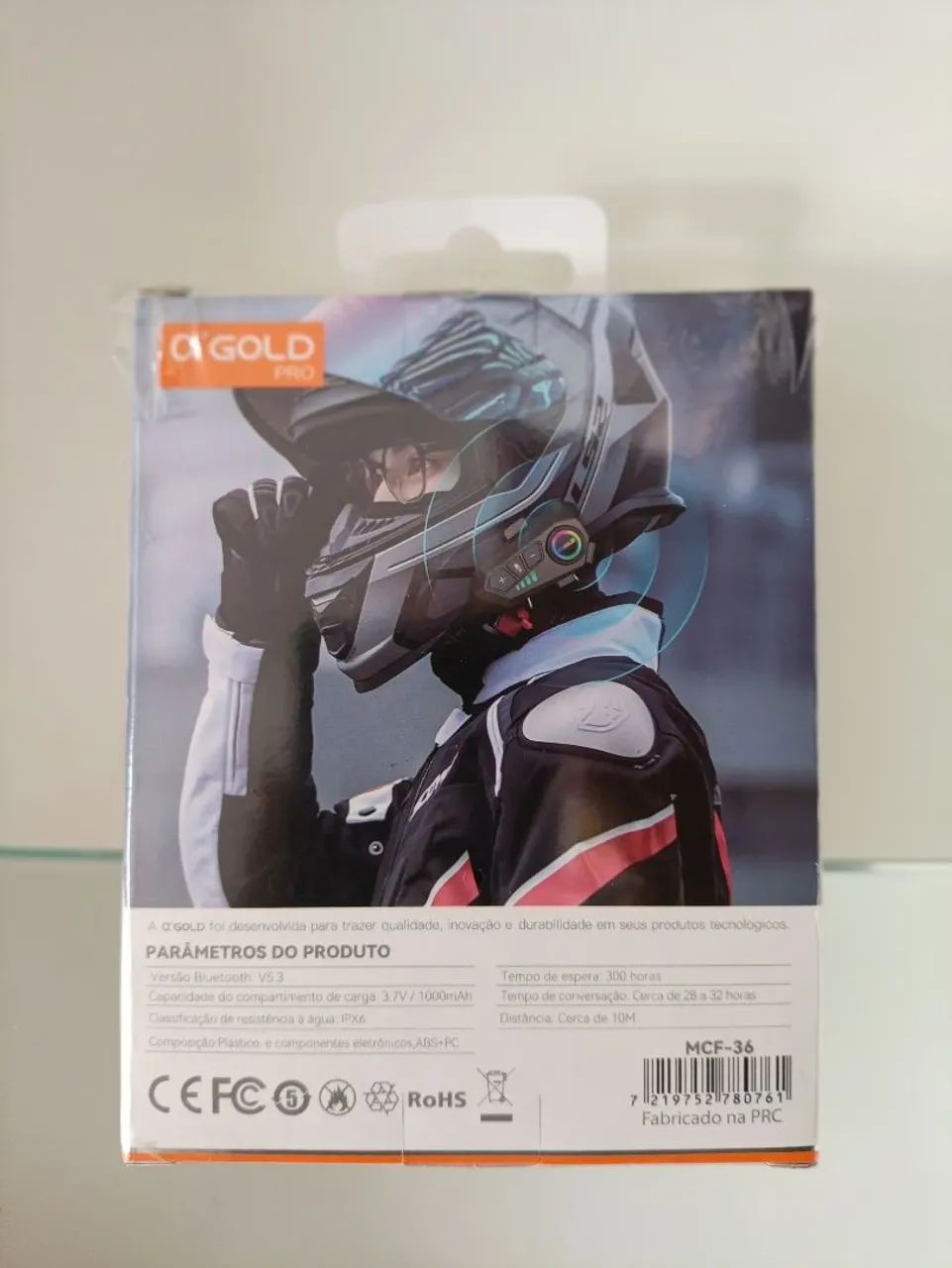 Fone de ouvido bluetooth Intercomunicador para capacete  - Foto 2