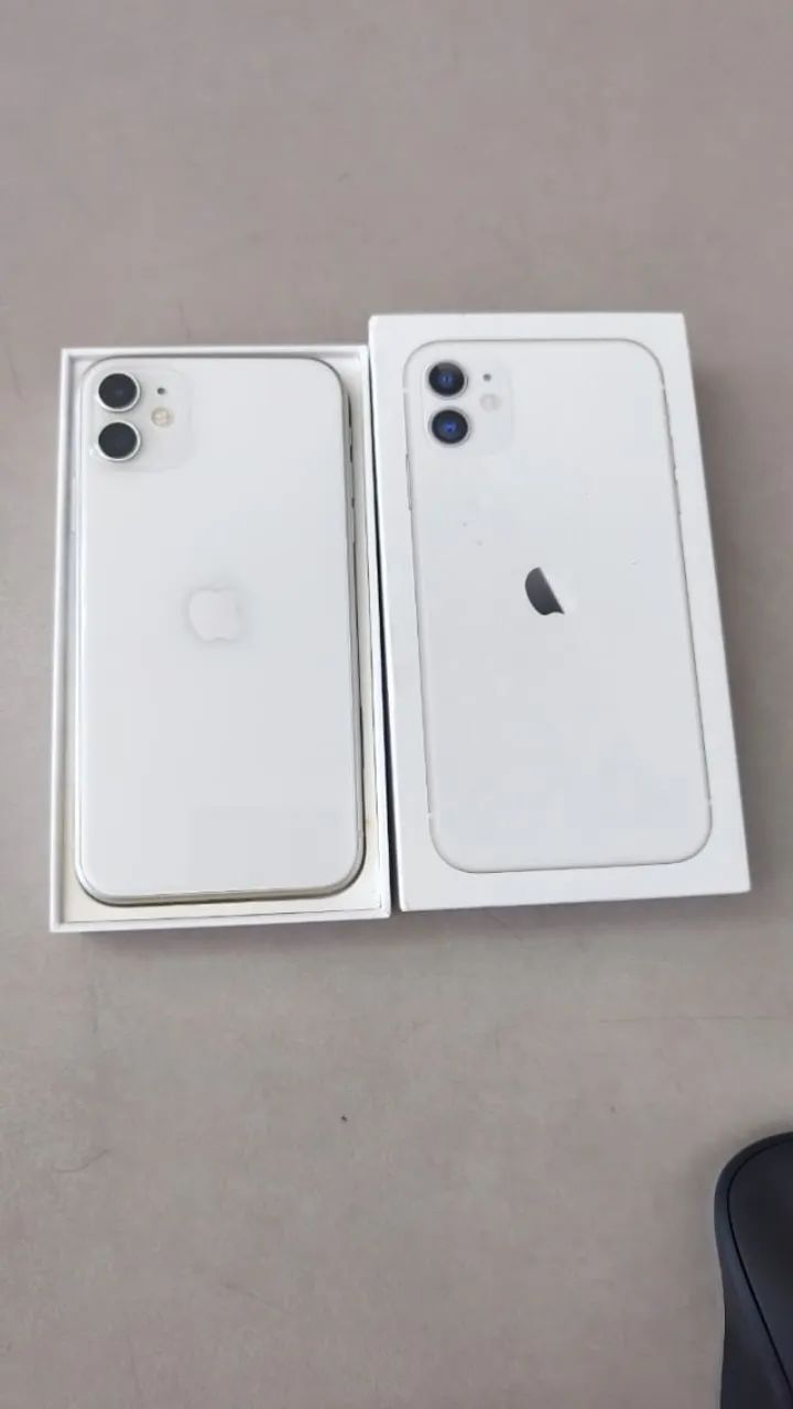 iPhone 11 64Gb Branco impecável com caixa segundo dono - Celulares