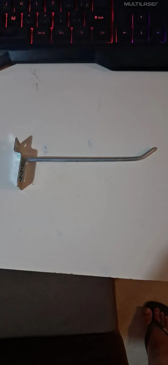 Gancho Para Painel Canaletado 15cm