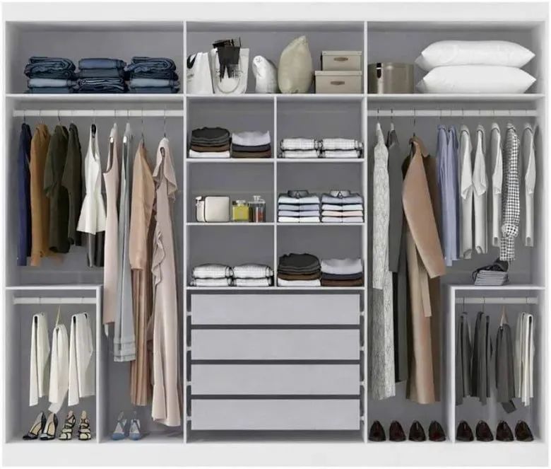 Guarda Roupa extra grande titanium com espelho em mega Promoção! - Foto 5