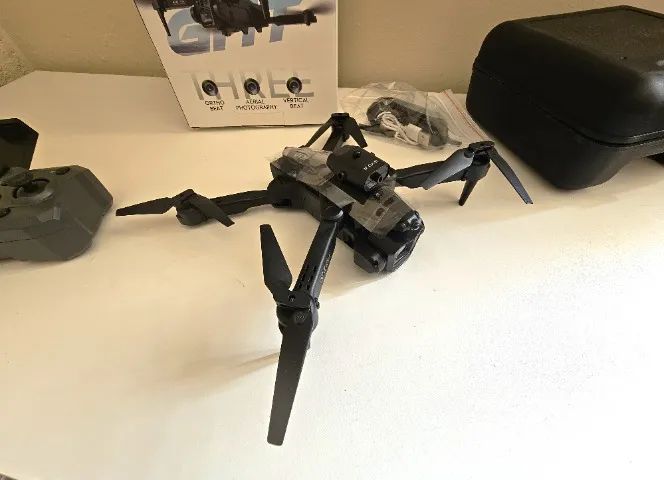 Drone Com Sensor de Colisão Câmera Frontal e Pouso e 2 Baterias Novo - Foto 3