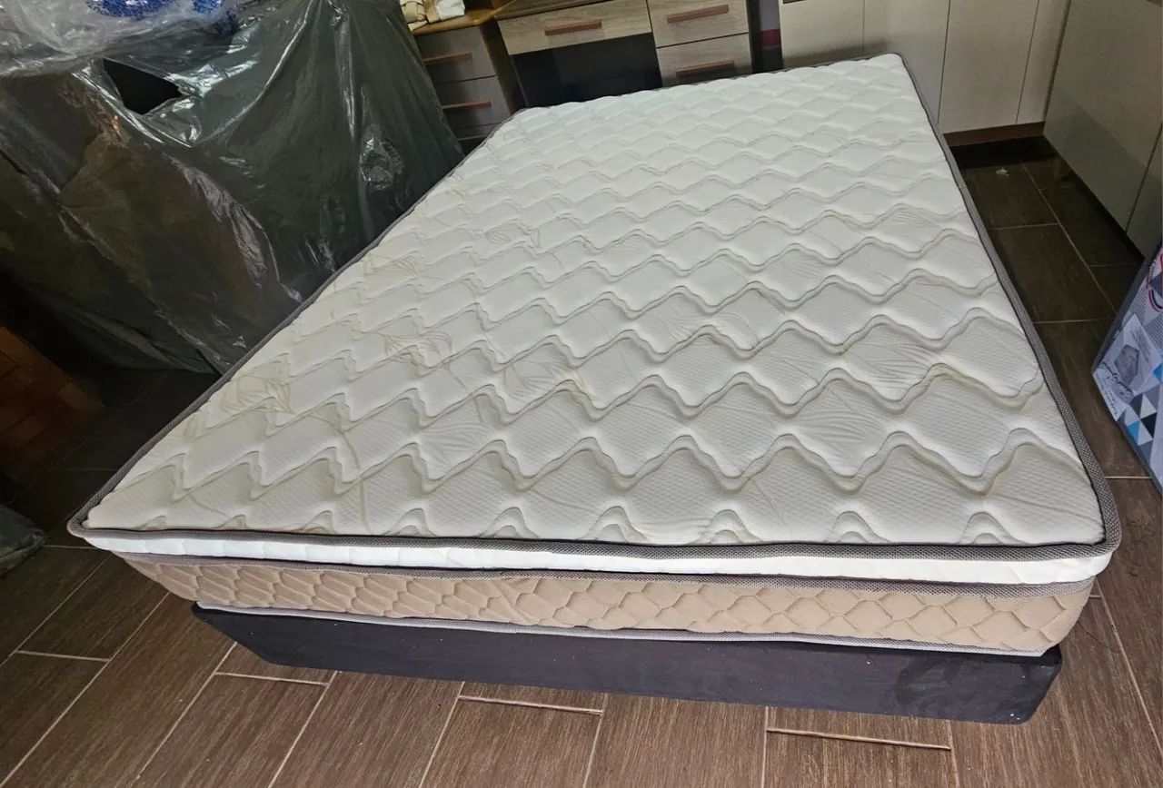 CAMA BOX CASAL MOLAS ENSACADAS - NOVA / ENTREGAMOS  - Foto 5