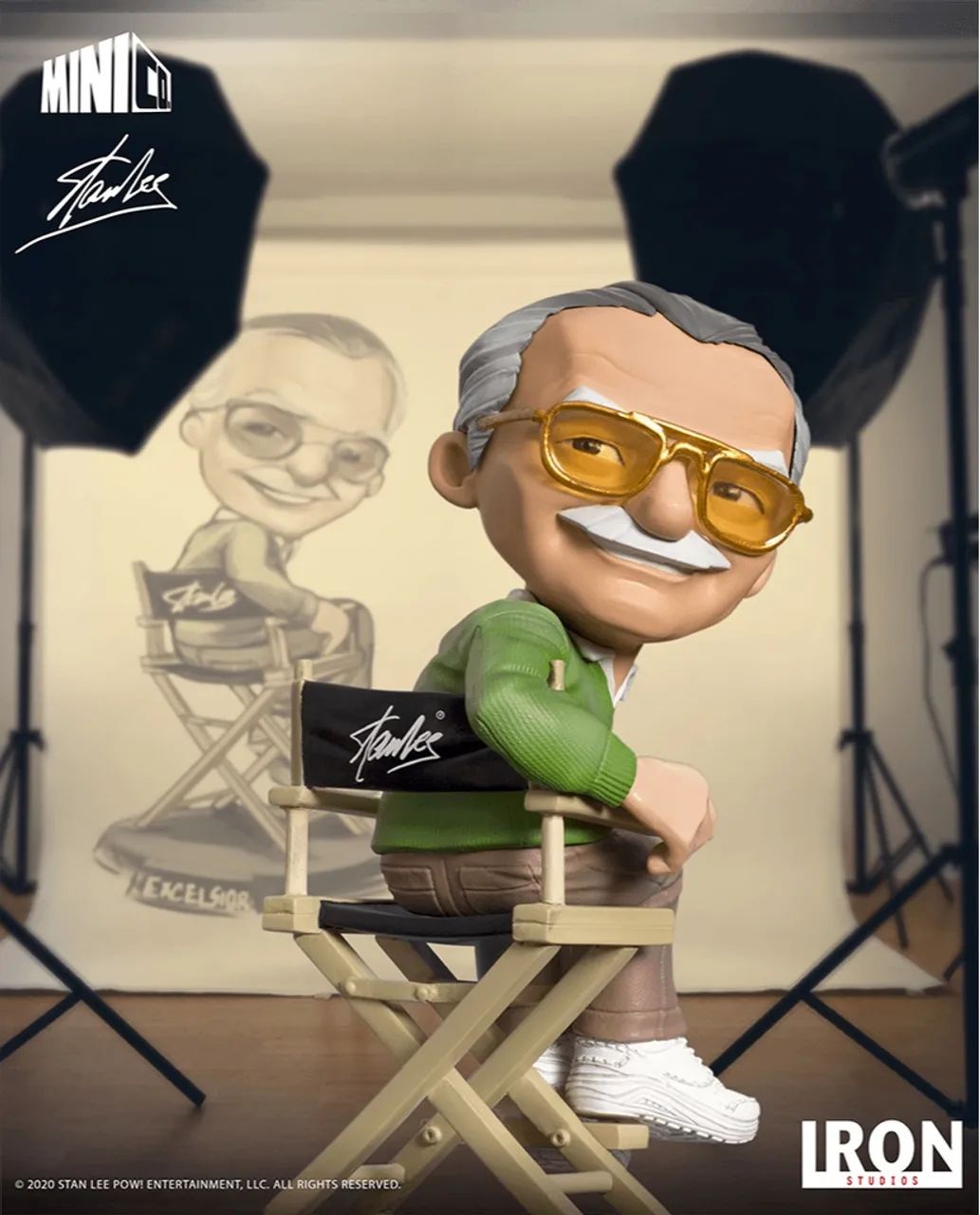 Iron Studios - POW! - Minico - Stan Lee (Green) Figure  - Foto 2