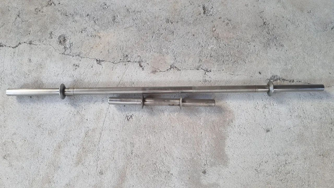 Barra de ferro maciça 1.20 mt e 0,40 cm sem pesos