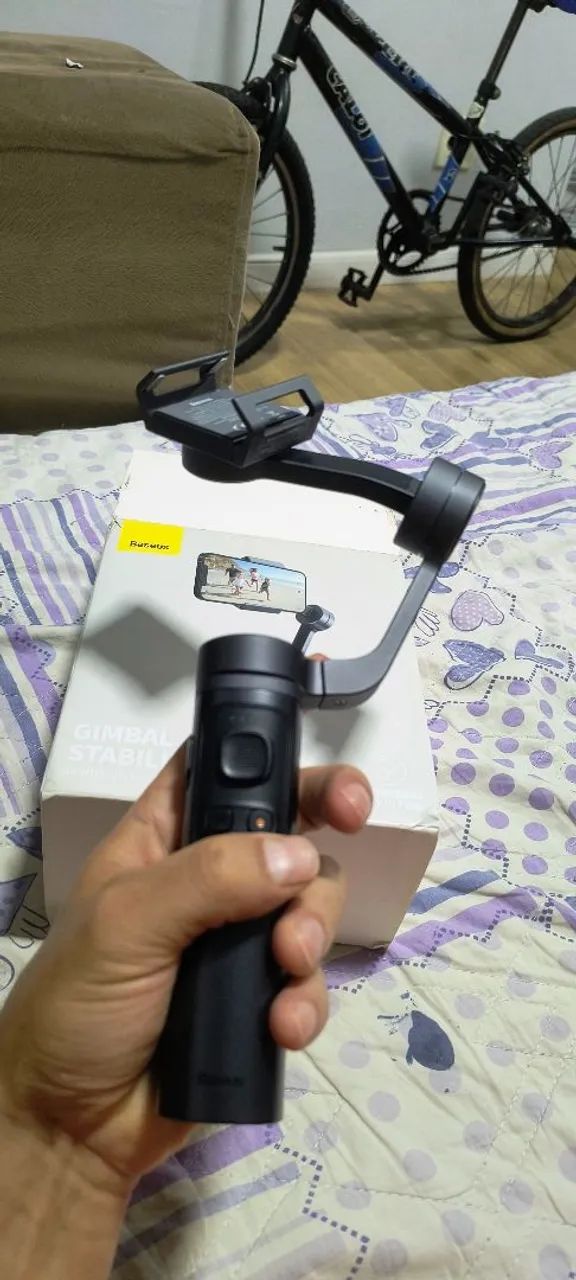 gimbal stabilizer handheld folding profissional 