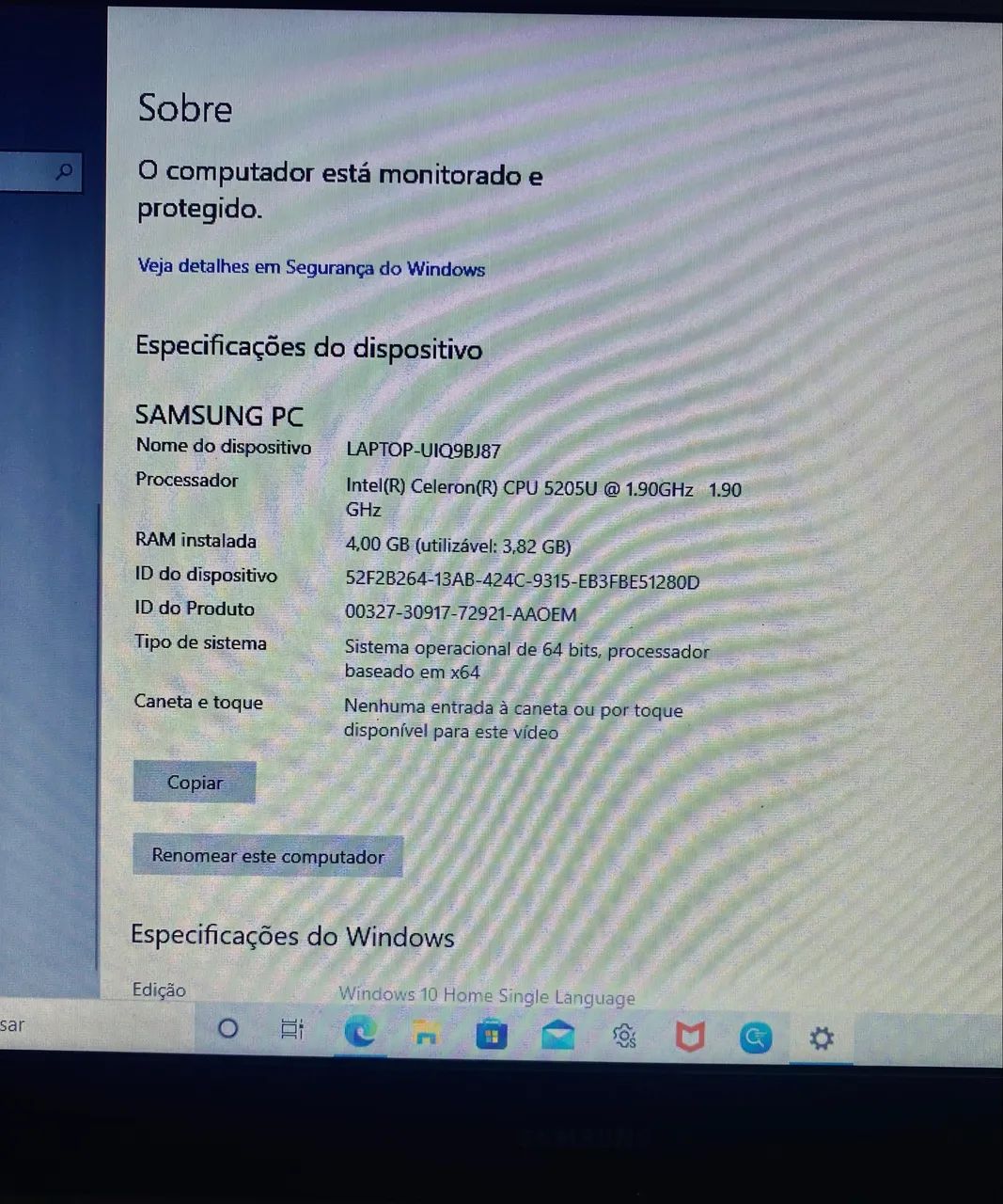 Notebook Samsung BOOK E20 modelo UIQ9BJ87 - Foto 3