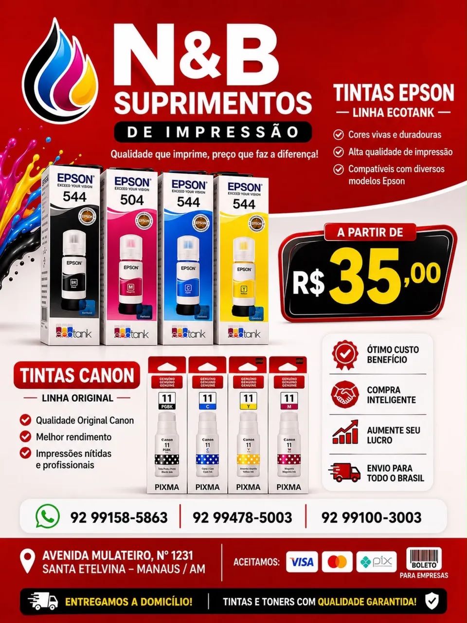 Tintas Epson  - Foto 5