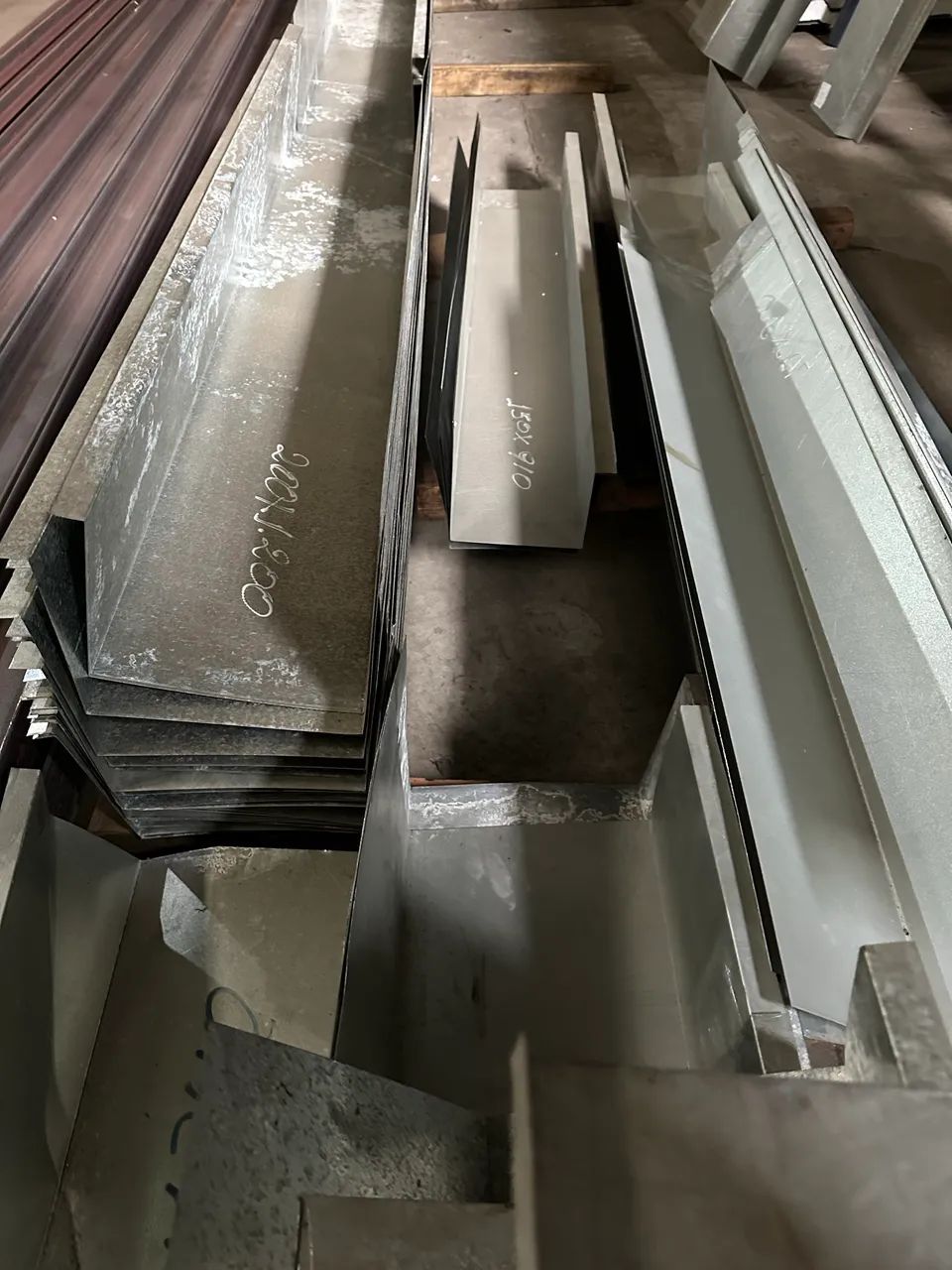 Calhas galvanizadas 150 e 200