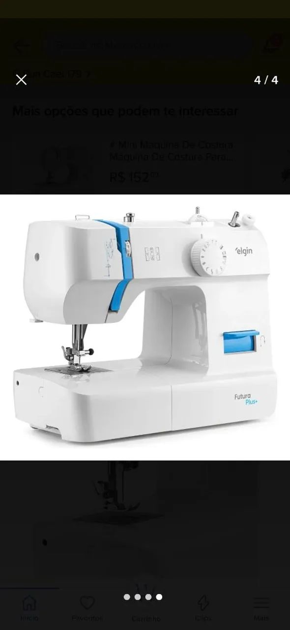 Maquina costura Elgin Genius plus - Foto 2