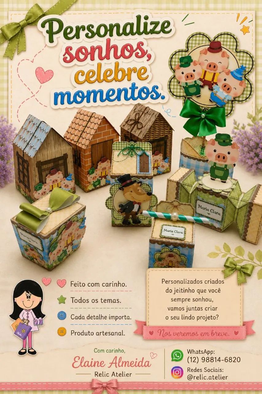 Lembrancinhas personalizadas infantil