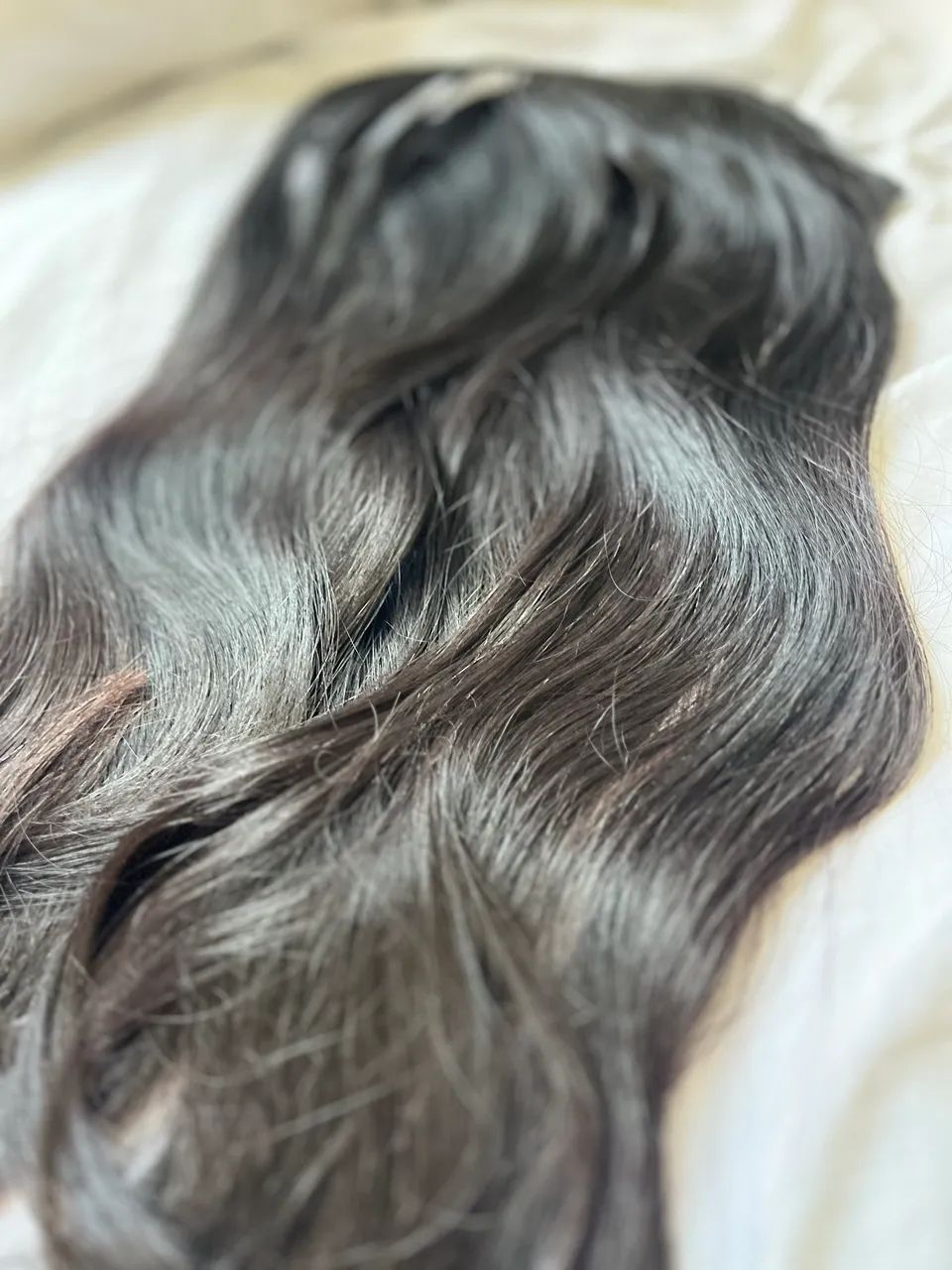 ? APLIQUE / CABELO HUMANO ONDULADO - Foto 5
