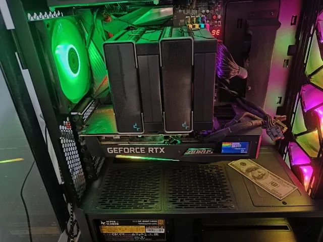 Placa de Vídeo Gigabyte AORUS GeForce RTX 3060 Ti MASTER 8GB - Foto 2