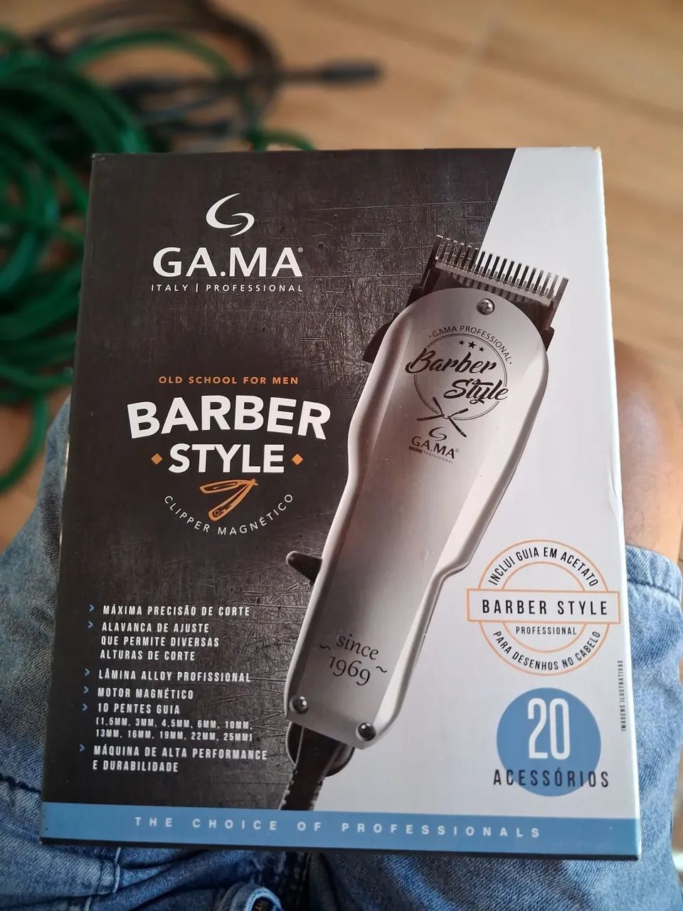 Máquina GAMA Italy Barber Style 110V - Nova, usada 1x - Foto 3