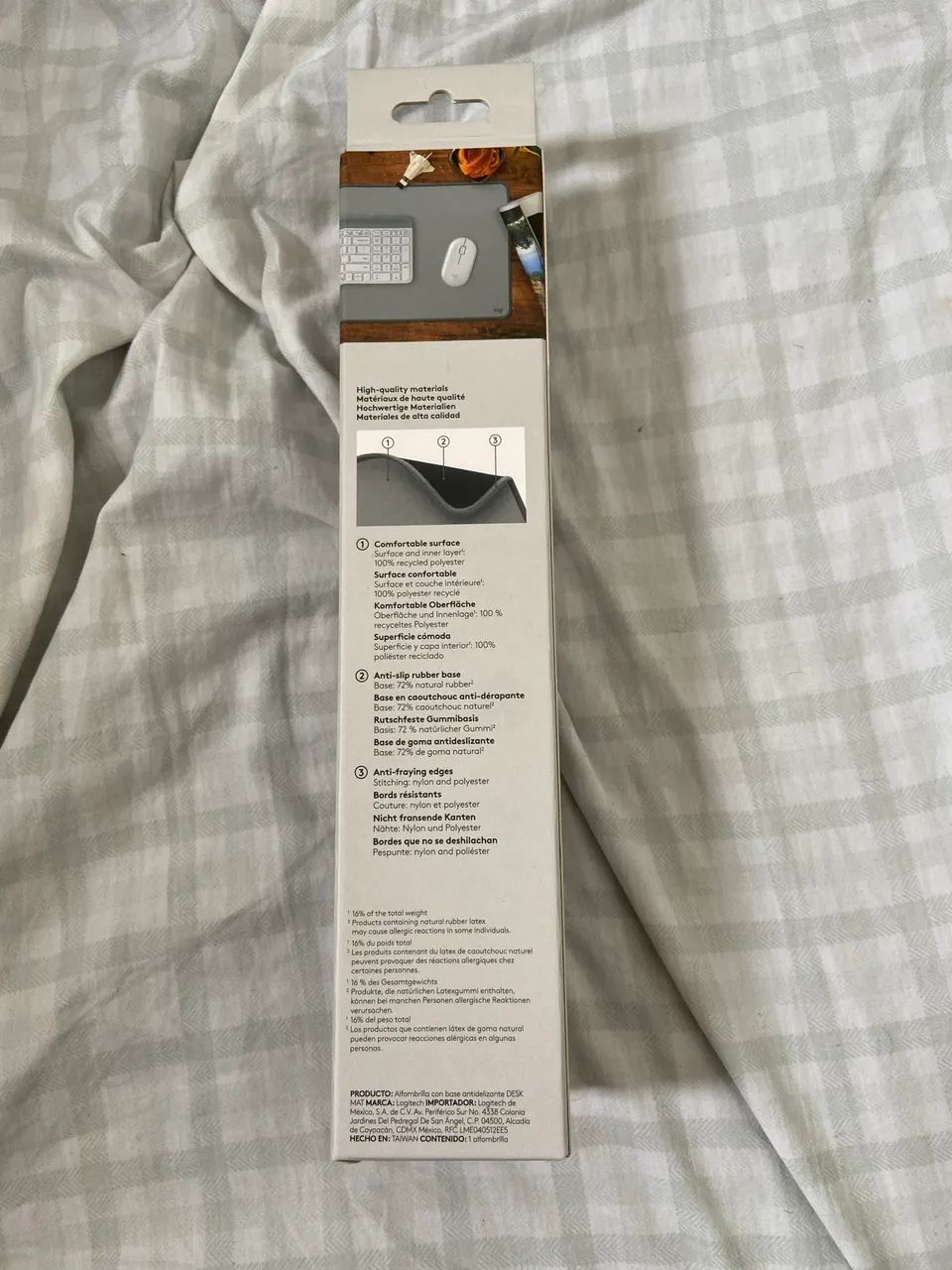 Mouse Pad Cinza Logitech 70 cm x 30 cm - Foto 3
