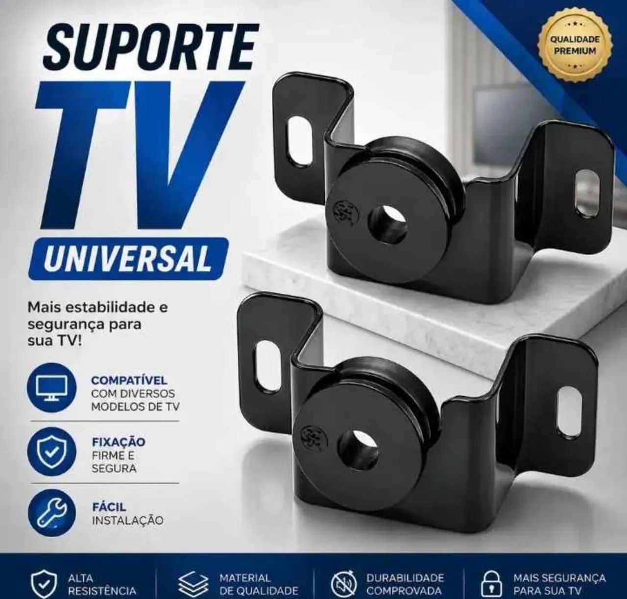 Suporte Universal Fixo Painel Tv Led Lcd 14 À 84 Polegadas