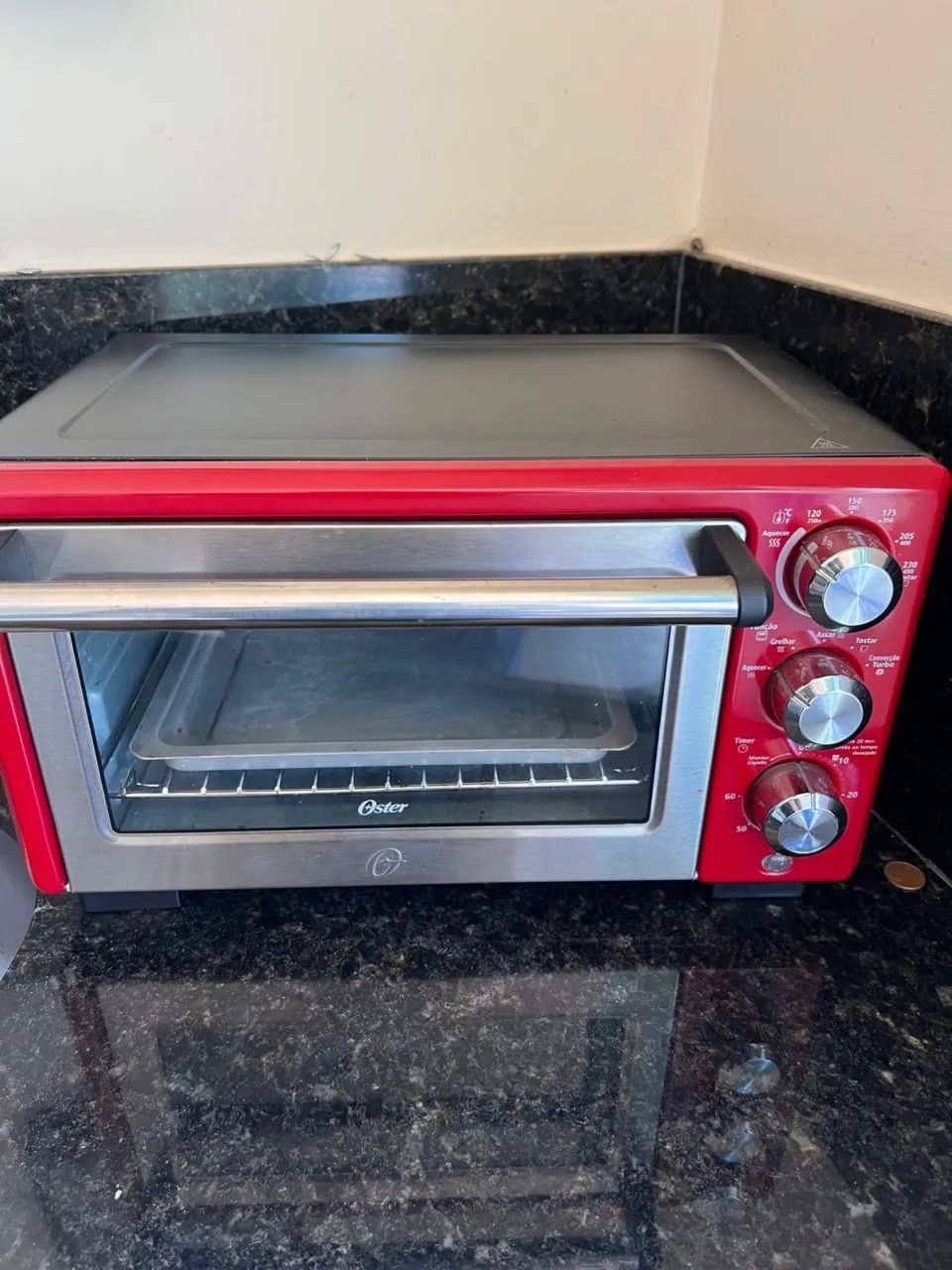 Forno Elétrico Oster Convection Cook, 18L, 127V, Vermelho, 1400W - Foto 5