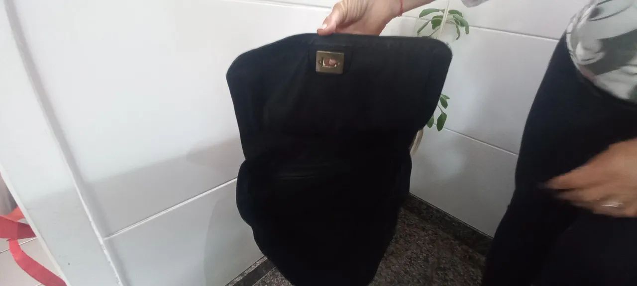 Bolsa Couro Legítimo Original Seminova da Zara. - Foto 3