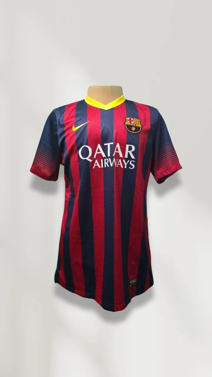 Camisa Barcelona Nike home 2013/2014 versão de jogador gg qatar