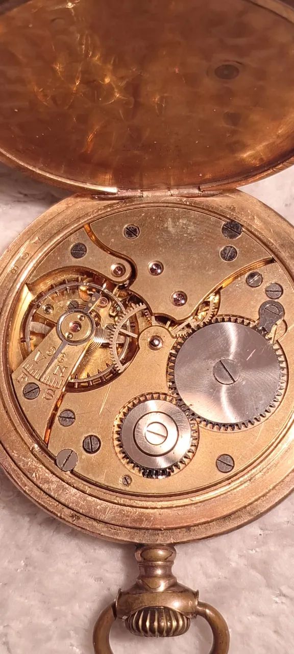 Antigo Relógio de bolso marca Chronometre - belíssimo - Foto 4
