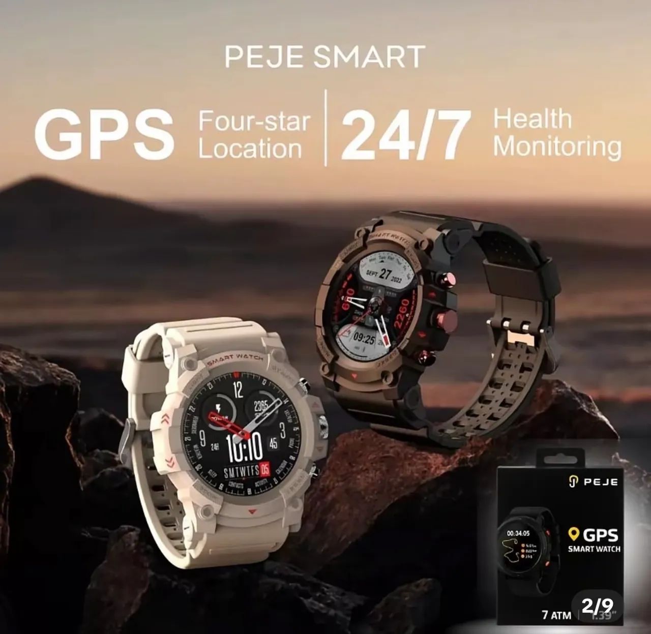 relógio com gps integrado peje  - Foto 3