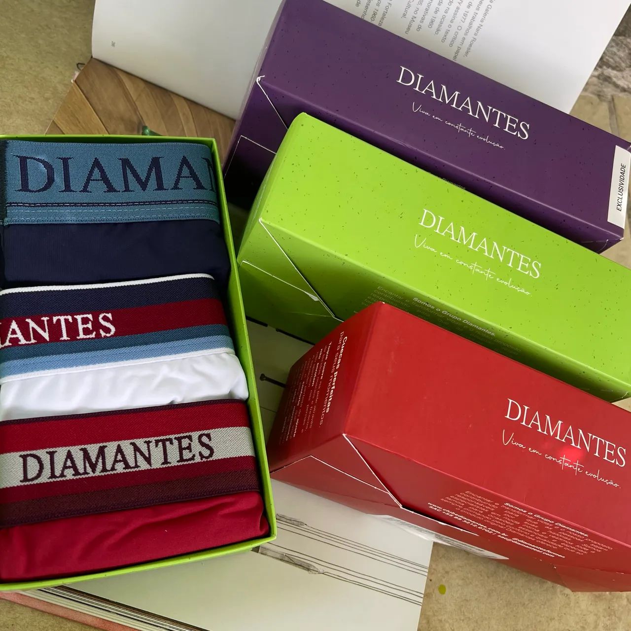 Diamantes | Kit com 3 cuecas  - Foto 2