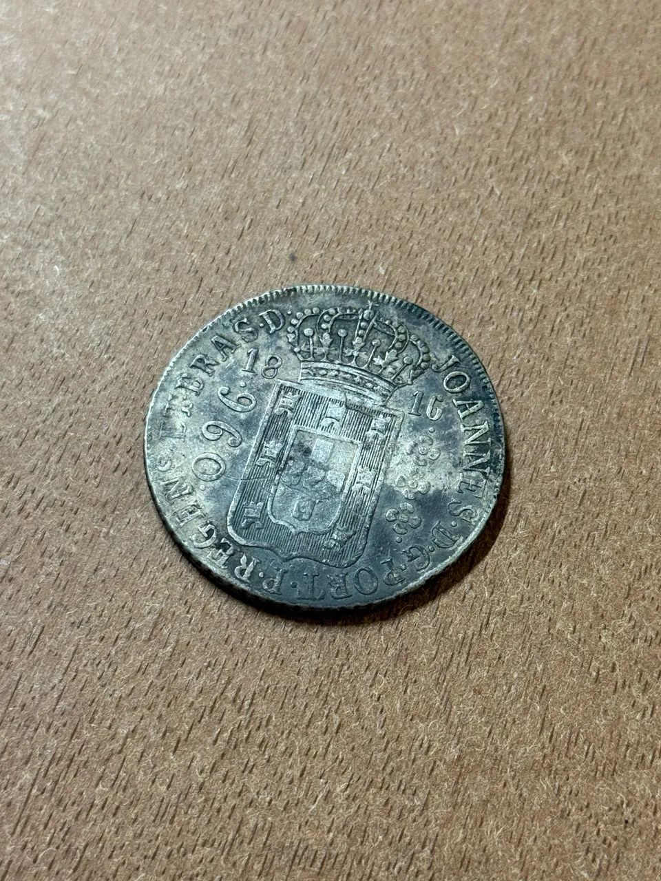 Moeda prata velha
